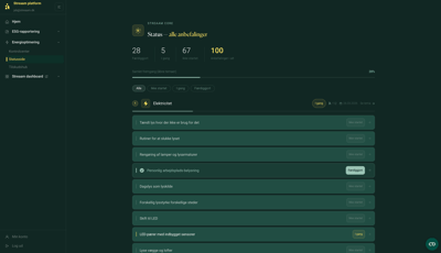 Anbefaling – vejledning og statusopdatering